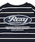 ROXY/キッズ TLT264110 長袖 Tシャツ ロンT ロゴ バックプリント ボーダー柄 ヴィンテージライク 子供服 ロキシー 女の子 ムラサキスポーツ
