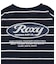 ROXY/キッズ TLT264110 長袖 Tシャツ ロンT ロゴ バックプリント ボーダー柄 ヴィンテージライク 子供服 ロキシー 女の子 ムラサキスポーツ