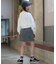 ROXY/キッズ TSK264104 スカート ウエストゴム ウォッシュドミニスカート 子供服 ロキシー 女の子 ムラサキスポーツ