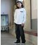 DC /キッズ YLT264517 長袖 Tシャツ ロンT 子供服 バックプリント ディーシー 男の子 女の子 ムラサキスポーツ