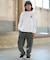 DC /キッズ YLT264518 長袖 Tシャツ ロンT 子供服 バックプリント ディーシー 男の子 女の子 ムラサキスポーツ