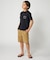 RUSTY/キッズ 水着 966455 水陸両用 半袖Tシャツ ラッシュガード ラスティー 男の子 女の子 ムラサキスポーツ