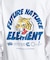 ELEMENT/キッズ BG026062 長袖 Tシャツ ロンT 子供服 バックプリント エレメント 男の子 女の子 ムラサキスポーツ