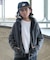 DC /キッズ YZH264509 ジップアップ パーカー フーディー 子供服 バックロゴ 裏毛 セットアップ対応 ディーシー 男の子 女の子 ムラサキスポーツ