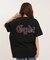 【限定】GYDA/072642772301 半袖 Tシャツ GD BACK BIG T/S ロング丈 ラインストーン ジェイダ レディース ムラサキスポーツ限定