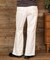 RIKKAFEMME/RF6F-3102 ロングパンツ レディース デニム パンツ Gパン フリンジフレアデニム リッカファム レディース ムラサキスポーツ