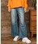 RIKKAFEMME/RF6F-3102 ロングパンツ レディース デニム パンツ Gパン フリンジフレアデニム リッカファム レディース ムラサキスポーツ