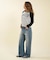 RIKKAFEMME/RF6F-3102 ロングパンツ レディース デニム パンツ Gパン フリンジフレアデニム リッカファム レディース ムラサキスポーツ