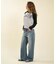 RIKKAFEMME/RF6F-3102 ロングパンツ レディース デニム パンツ Gパン フリンジフレアデニム リッカファム レディース ムラサキスポーツ
