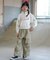 ELEMENT/キッズ BG026P02 裏毛 セットアップ対応 ハーフジップ ショート丈 ロゴ トレーナー スウェット 子供服 エレメント 男の子 女の子 ムラサキスポーツ