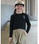 ELEMENT/キッズ BG026P03 長袖 Tシャツ ロンT ショート丈 バックプリント 子供服 エレメント 女の子 ムラサキスポーツ