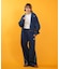 adidas/P6083 デニムジャケット Gジャン アディダス レディース ムラサキスポーツ