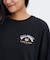 BILLABONG/BG014005 トレーナー スウェット バックプリント SQUARE LOGO BOY FIT CREW ビラボン レディース ムラサキスポーツ