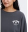 BILLABONG/BG014007 トレーナー スウェット 裏起毛 APPLIQUE LOOSE CREW ビラボン レディース ムラサキスポーツ