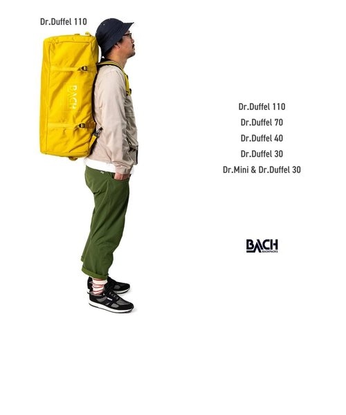 BACH (ﾊﾞｯﾊ) - DR.DUFFEL 110L (ﾄﾞｸﾀｰﾀﾞｯﾌﾙ 110L )｜ザコンプアスの