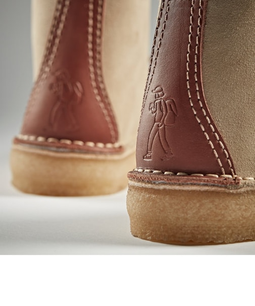 CLARKS (ｸﾗｰｸｽ)   Trek Hi 50 Sand Suede