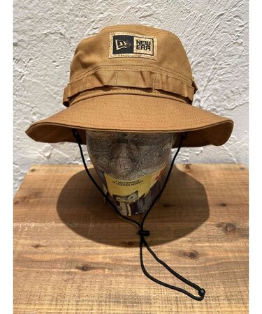 NEW ERA (ﾆｭｰｴﾗ) - ADVENTURE HAT CORK PATCH BOX LOGO (ｱﾄﾞﾍﾞﾝﾁｬｰﾊｯﾄ ｺｰｸﾊﾟｯﾁﾎﾞｯｸｽﾛｺﾞ)