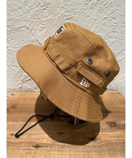 NEW ERA (ﾆｭｰｴﾗ) - ADVENTURE HAT CORK PATCH BOX LOGO (ｱﾄﾞﾍﾞﾝﾁｬｰﾊｯﾄ ｺｰｸﾊﾟｯﾁﾎﾞｯｸｽﾛｺﾞ)