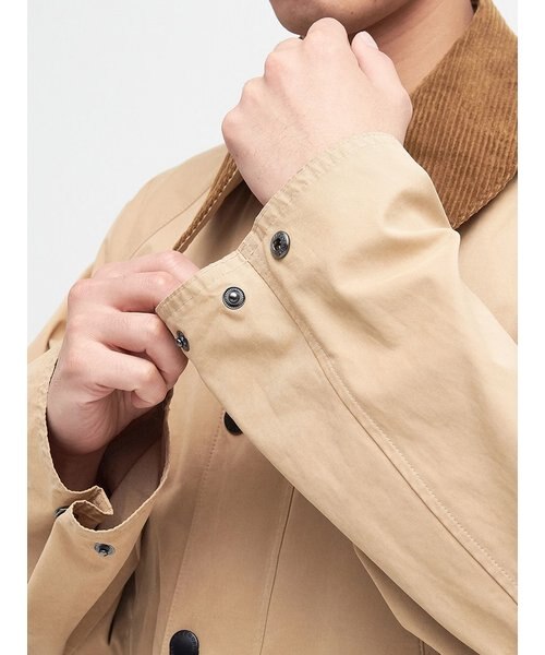 BARBOUR (ﾊﾞﾌﾞｱｰ) - OS PEACHED BEDALE (ｵｰﾊﾞｰｻｲｽﾞﾋﾞﾃﾞｲﾙﾋﾟｰﾁｽｷﾝ