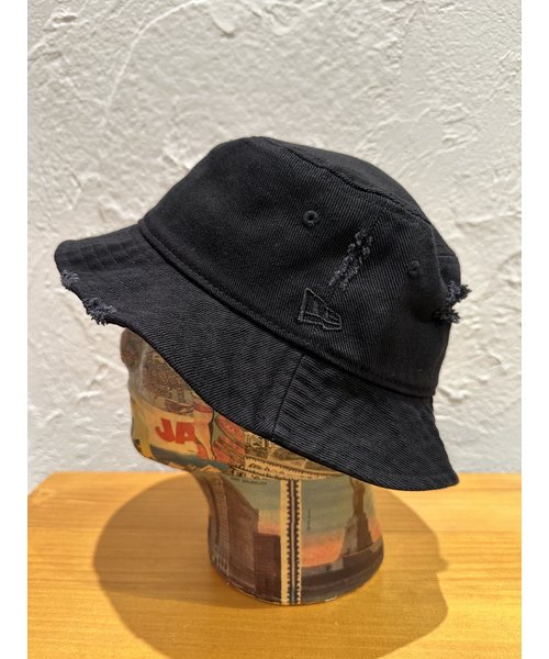 NEW ERA (ﾆｭｰｴﾗ) - BUCKET-01 DAMAGED DENIM (ﾊﾞｹｯﾄ01 ﾀﾞﾒｰｼﾞﾄﾞﾃﾞﾆﾑ )｜ザコンプアスの通販｜&mall（アンドモール）三井ショッピングパーク公式通販