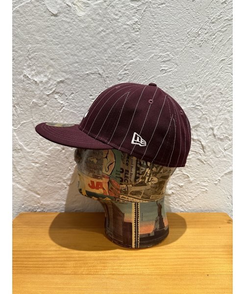 NEW ERA (ﾆｭｰｴﾗ) - Low Profile 59FIFTY PINSTRIPE COOPERSTOWN OAK