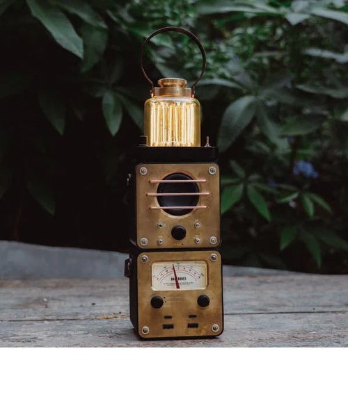 BAREBONES (ﾍﾞｱﾎﾞｰﾝｽﾞ) - BLOCK TOWER LANTERN (ﾌﾞﾛｯｸ ﾀﾜｰ ﾗﾝﾀﾝ