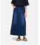 GRAMICCI (ｸﾞﾗﾐﾁ) - STRETCH DENIM A-LINE SKIRT (ｽﾄﾚｯﾁﾃﾞﾆﾑAﾗｲﾝｽｶｰﾄ) GLSK5 SJP07 ﾚﾃﾞｨｰｽ