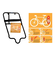 FAIRDALE (ﾌｪｱﾃﾞｰﾙ) - SKATEBOARD PANNIER RACK (ｽｹｰﾄﾎﾞｰﾄﾞﾊﾟﾆｱｰﾗｯｸ)