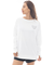 BILLABONG (ﾋﾞﾗﾎﾞﾝ) - MORFY LOGO LS BOAT NECK TEE RASH (ﾓﾙﾌｨｰﾛｺﾞﾛﾝｸﾞｽﾘｰﾌﾞﾎﾞｰﾄﾈｯｸﾗｯｼｭﾃｨｰｼｬﾂ) BF013-856 ﾚﾃﾞｨｰｽ