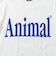 STUDIO ANIMALS (ｽﾀｼﾞｵｱﾆﾏﾙｽﾞ) - ANIMALS LETTER T-SHIRT SOLID PRINT WA0001-T26S