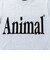 STUDIO ANIMALS (ｽﾀｼﾞｵｱﾆﾏﾙｽﾞ) - ANIMALS LETTER T-SHIRT SOLID PRINT WA0001-T26S