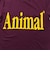 STUDIO ANIMALS (ｽﾀｼﾞｵｱﾆﾏﾙｽﾞ) - ANIMALS LETTER T-SHIRT SOLID PRINT WA0001-T26S