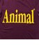 STUDIO ANIMALS (ｽﾀｼﾞｵｱﾆﾏﾙｽﾞ) - ANIMALS LETTER T-SHIRT SOLID PRINT WA0001-T26S