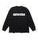 NEW ERA (ﾆｭｰｴﾗ) - ﾕｰﾃｨﾘﾃｨｰ ｵｰﾊﾞｰｻｲｽﾞﾄﾞ L/STｼｬﾂ Wordmark Logo BLK 14774269