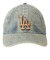 NEW ERA (ﾆｭｰｴﾗ) - 9TWENTY OVER DYE DENIM LA (920 ｵｰﾊﾞｰ ﾀﾞｲ ﾃﾞﾆﾑ ﾛｻﾝｾﾞﾙｽ･ﾄﾞｼﾞｬｰｽ)
