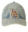 NEW ERA (ﾆｭｰｴﾗ) - 9TWENTY OVER DYE DENIM LA (920 ｵｰﾊﾞｰ ﾀﾞｲ ﾃﾞﾆﾑ ﾛｻﾝｾﾞﾙｽ･ﾄﾞｼﾞｬｰｽ)