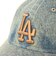 NEW ERA (ﾆｭｰｴﾗ) - 9TWENTY OVER DYE DENIM LA (920 ｵｰﾊﾞｰ ﾀﾞｲ ﾃﾞﾆﾑ ﾛｻﾝｾﾞﾙｽ･ﾄﾞｼﾞｬｰｽ)