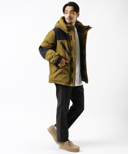 Schott / ショット 別注 2TONE DOWN JACKET / ツートンダウンジャケット ｜フリークスストアの通販｜&mall（アンドモール）三井ショッピングパーク公式通販