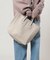 EMBOSSED LEATHER TOTE M/エンボスレザートートバッグ