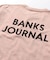 WEB限定 BANKS/バンクス 別注バックプリント ロゴTシャツ