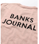 WEB限定 BANKS/バンクス 別注バックプリント ロゴTシャツ