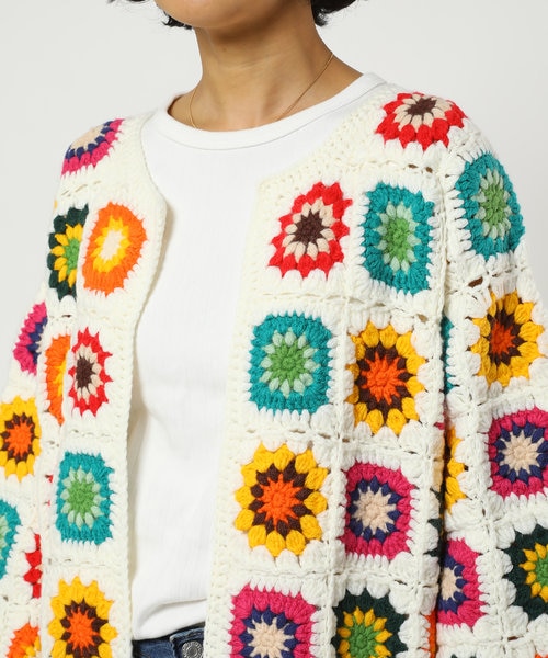 Freada グラニースクエアロングカーディガン FREAK'S STORE（フリークスストア）の「Freada/フリーダ