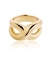 S_S.IL/エスシル　Twist Bold gold ring/ツイストゴールドリング
