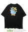 WEB限定 SESAME STREET/セサミストリート 別注 クッキーモンスター バックプリントTシャツ