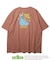 WEB限定 SESAME STREET/セサミストリート 別注 クッキーモンスター バックプリントTシャツ