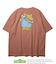 WEB限定 SESAME STREET/セサミストリート 別注 クッキーモンスター バックプリントTシャツ