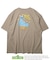 WEB限定 SESAME STREET/セサミストリート 別注 クッキーモンスター バックプリントTシャツ
