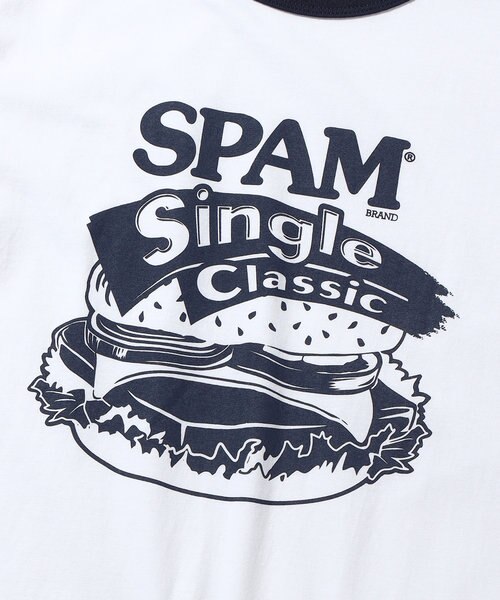 SPAM SINGLE CLASSIC T-shirt/スパム シングル クラシック Tシャツ/リンガーTシャツ/トリムシャツ ｜フリークスストアの通販｜&mall（アンドモール）三井ショッピングパーク公式通販