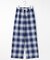 チェックイージーパンツ