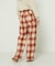 チェックイージーパンツ